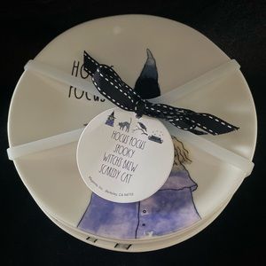 Rae Dunn plates, set of 4